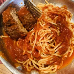 Spaghetti and meatballs awesome