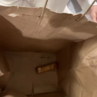 My lonely little egg roll...