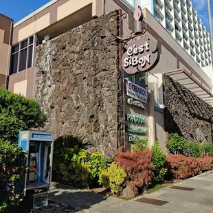 Entrance to the building