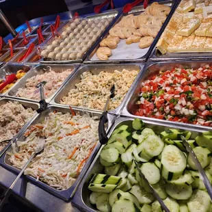 interior, salads