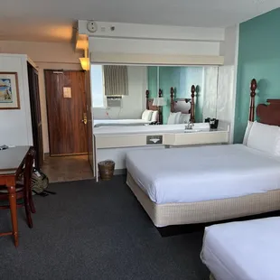 Interior of room on 12th floor during Jan. 2025