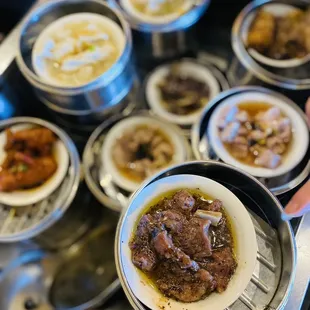 Braised peppered short ribs. Delicious.