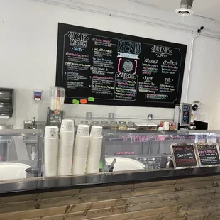 the counter