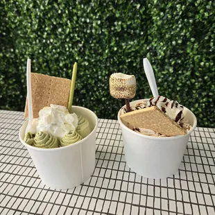 Matcha and s&apos;mores