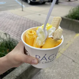 Girl Let that Mango