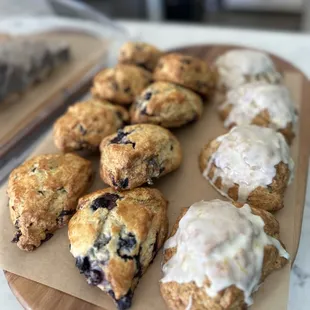 Cranberry, Blueberry and Earl Grey scones