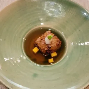 Agedashi Xo Turnip Cake