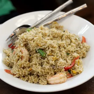 Large Green Curry Fried Rice ($15.95) - average