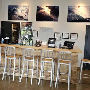 Bar seating available