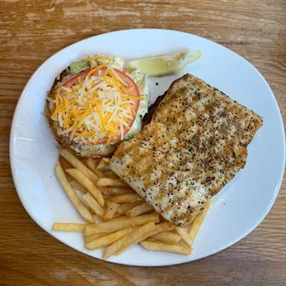 Mahi Burger Lunch