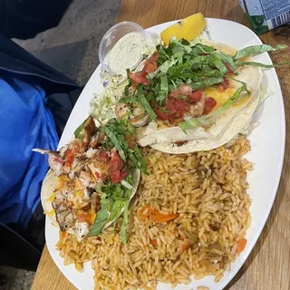 1 Shrimp Taco Lunch