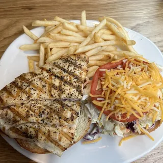 Snapper Burger Dinner