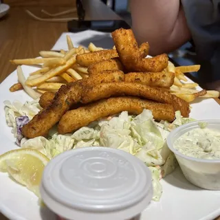 Deep Fried Calamari Dinner