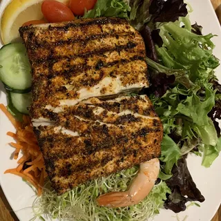 Seafood Garden Salad Dinner