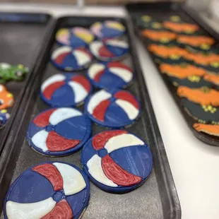 a variety of pastries