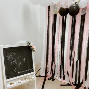 Photo booth in The Lounge