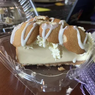 Banana Pudding Cheesecake Slice