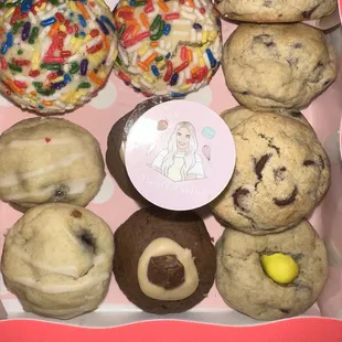 Assorted cookies