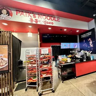 the interior of a restaurant