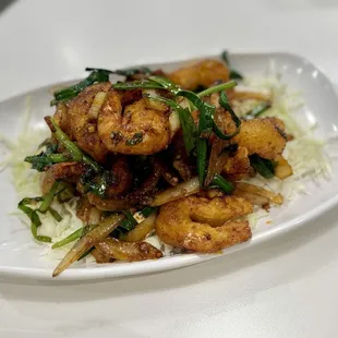 깐풍새우 Spicy shrimp