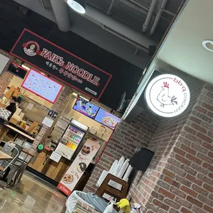 Front counter/inside