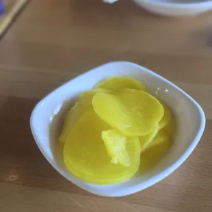 Refillable picked radish