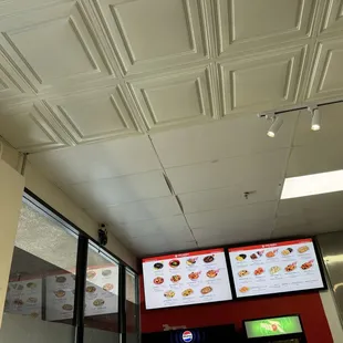 More menus above!