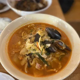 Spicy Seafood Noodle Soup