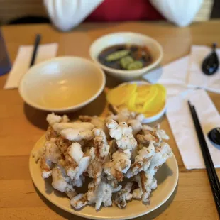 Tangsuyuk / Fried Pork with Sweet &amp; Sour Sauce