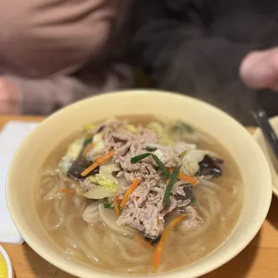 Beef Jjamppong / Beef Noodle Soup