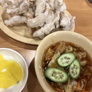 Tangsuyuk / Fried Pork with Sweet & Sour Sauce