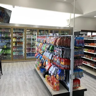 a view of a grocery store