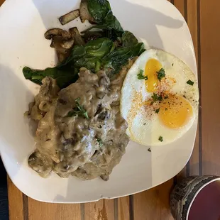 Sam's Breakfast with veggie gravy