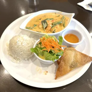 Panang Curry with Shrimp