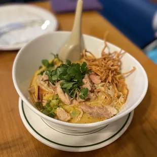 Chicken Kao Soi noodles.