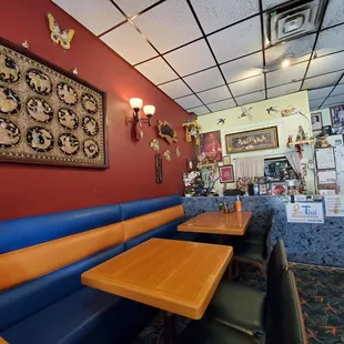 the interior of a restaurant