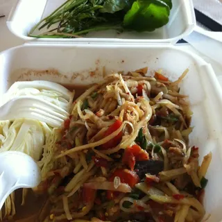 Papaya Salad with Fermented Fish