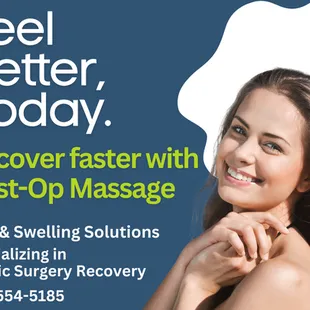 Post op lymphatic massage in Albuquerque.  BBL, Lipo, Mommy Makeover, Face Lift, Tummy Tuck, etc.