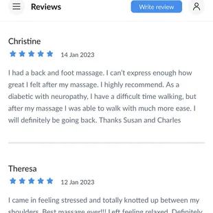 Two more five-star reviews from our clients!