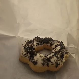 Cookies and Cream Mochi Donut.