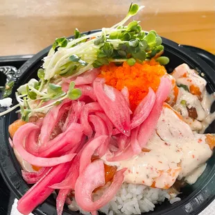Salmon bowl