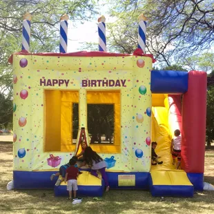 Birthday Cake Bouncer