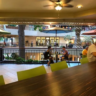 people sitting at tables