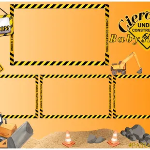 Under construction Baby shower on June 25, 2023!