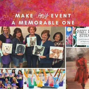 Book a Custom Party or come to one of our scheduled events!