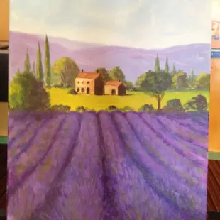 Lavender fields Paint &amp; Sip
