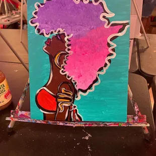 I definitely had a good time and l was given excellent directions. Trust me, l don't know how to paint and look what l did!!