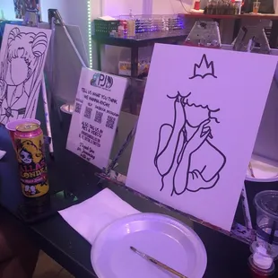 The start of our project... outline was already completed.