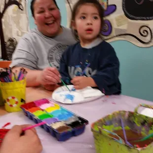 Birthday painting party