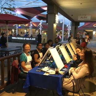 Nice evening outside of Just Tacos in Mililani Town Center.